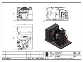 Tecumseh Condensing Unit 1/4HP R134A MHBP AET4430YHR