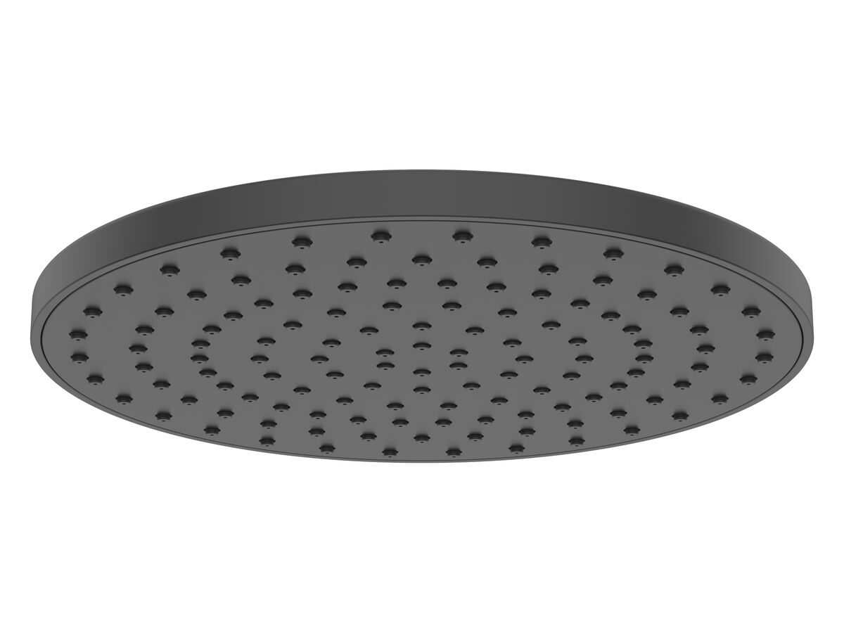 Hero - Posh Solus MK2 Round Overhead Shower 220mm Matte Black (3 Star)
