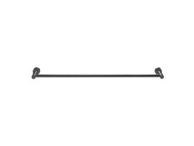 Scala Single Towel Rail 900mm LUX PVD Brushed Smoke Gunmetal