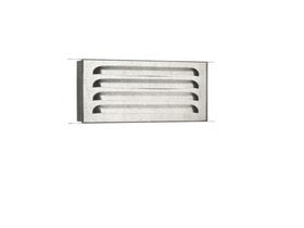 Louvered Brick Vent 230mm x 165mm Galvanised