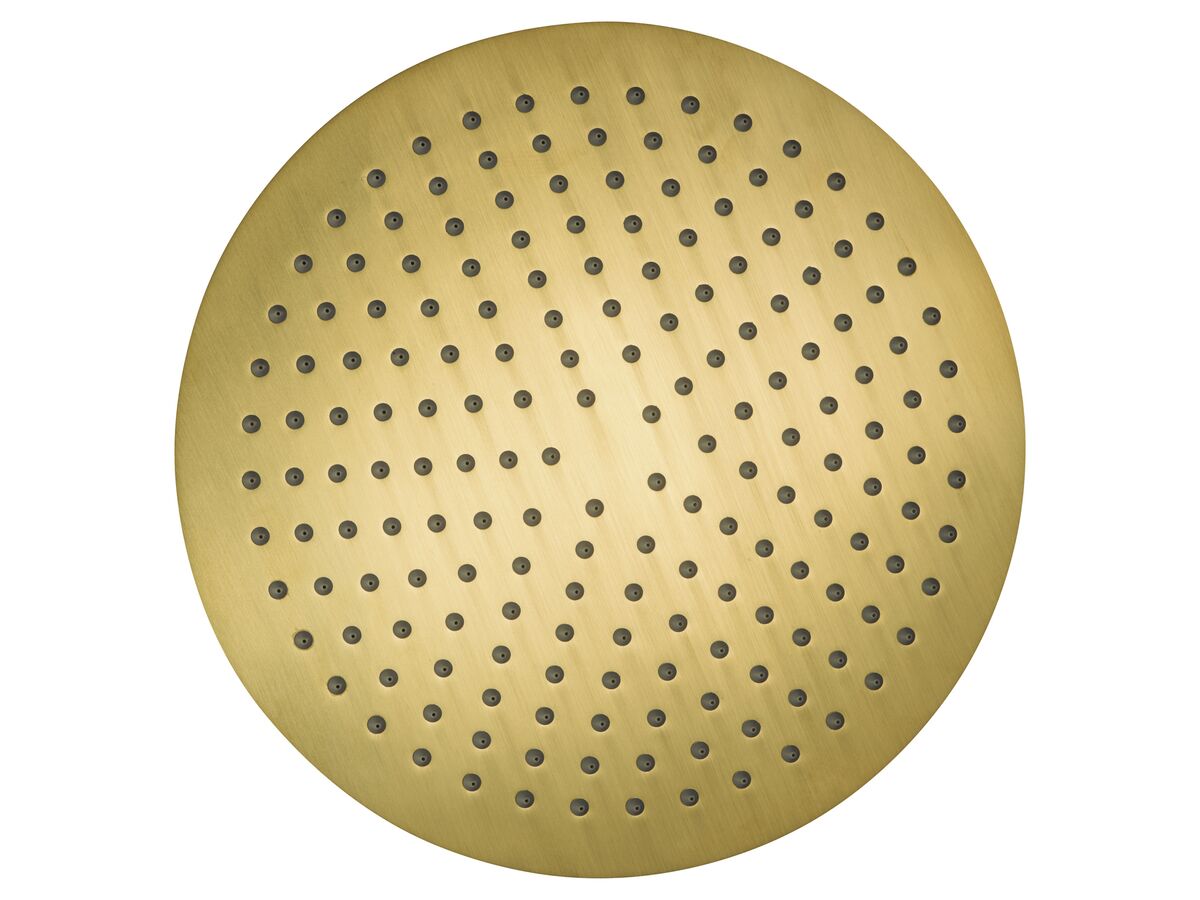 Mizu Drift Overhead Shower Brass 300mm Brushed Brass (3 Star)