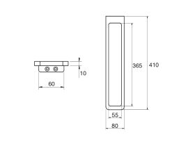 Milli Glance Fixed Towel Bars 410mm