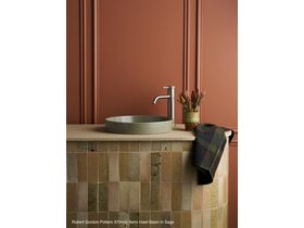 In Situ - Robert Gordon Potters 370mm Semi Inset Basin in Sage