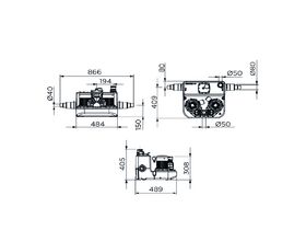 Saniflo Commercial Duplex Grey Water Pump