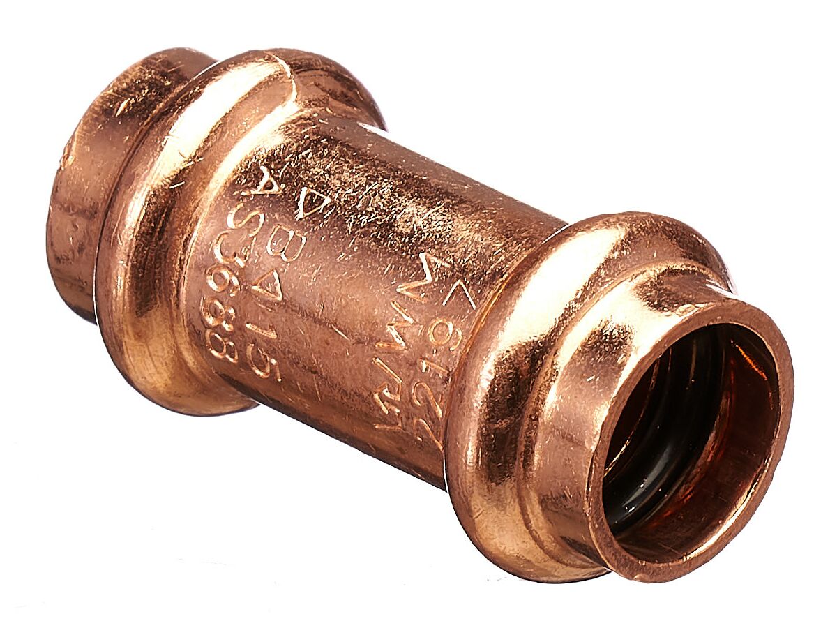 >B< Press Water Repair Coupler 15mm