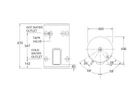Rheem 45L Compact Electric Hot Water System