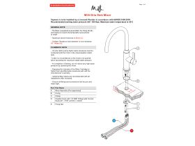 Installation Instructions - Milli Oria Sink Mixer Lead Free