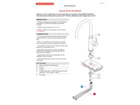 Installation Instructions - Sussex Oria Sink Mixer Lead Free