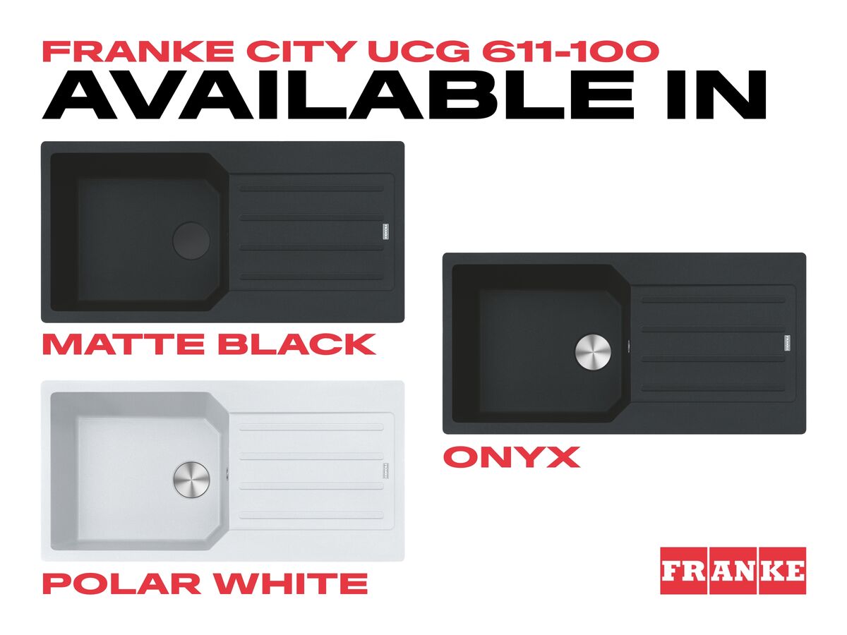 Franke City Fragranite Single Bowl with Drainer Inset Sink Colour Swatch
