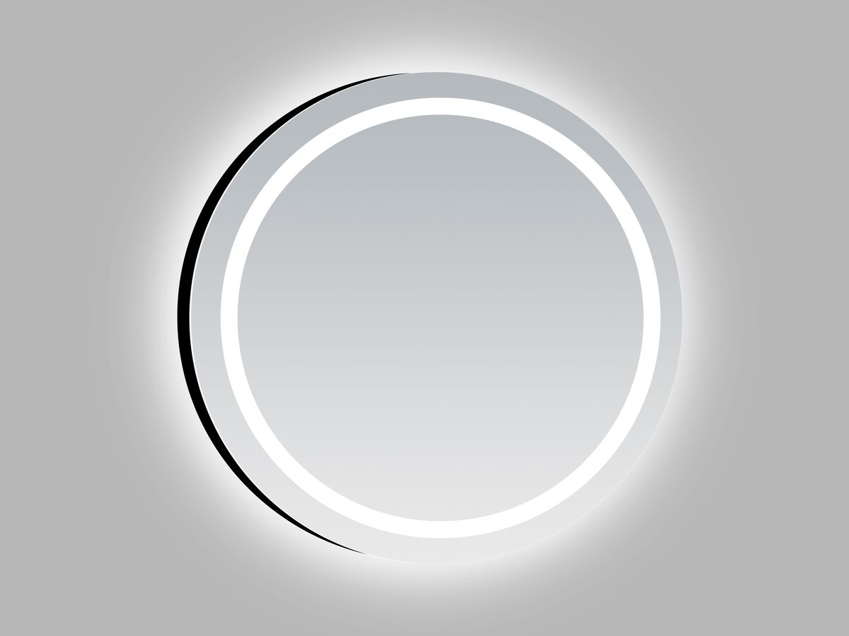Supporting Image - Kado Aspect Round Veil LED Mirror 600mm