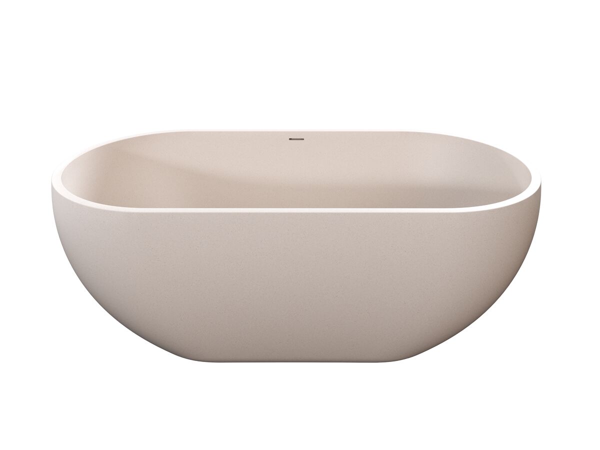 Supporting Image - Omvivo Villa Freestanding Bath 1725 x 820mm Island Sand - Front