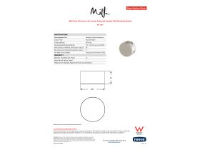 Specification Sheet - Milli Pure Diverter with Linear Textured Handle PVD Brushed Nickel