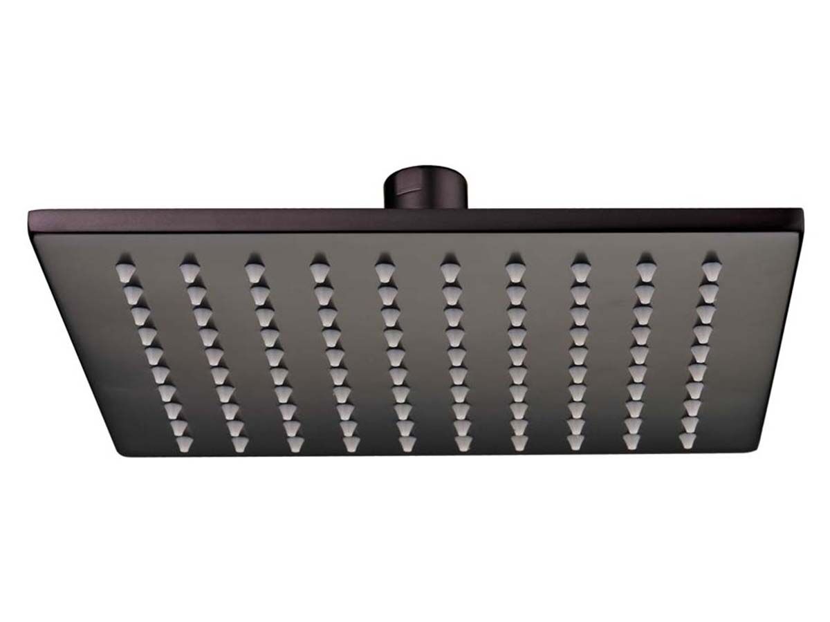 Mizu Bloc Overhead Shower 200mm Matte Black (3 Star)