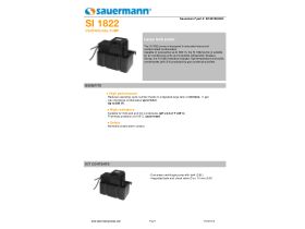 Specification Sheet - Sauerman Condensate Pump SI-1822