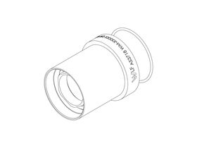 Hero - Mill Etch Wall/Shower Mixer Sleeve Assembly Brushed Bronze