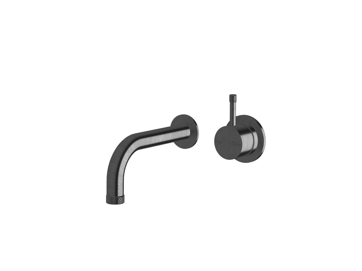 Hero - Sussex Scala Nova Wall Basin/Bath Mixer System 150mm PVD Brushed Gunmetal (5 Star) Lead Free