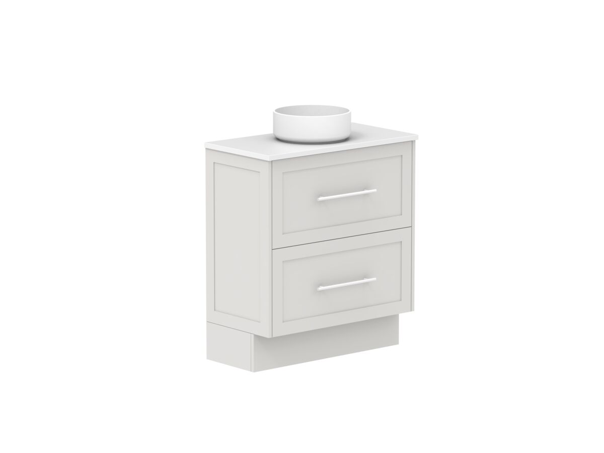 Supporting Image - Kado Lux Ensuite All Drawer Twin 750mm Floor Mount Centre Basin 20mm Top