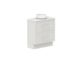 Supporting Image - Kado Lux Ensuite All Drawer Twin 750mm Floor Mount Centre Basin 20mm Top