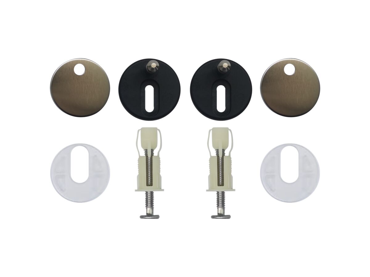 Supporting Image 2  - Kado Lussi Rimless Soft Close Quick Release Seat White Hinge base parts