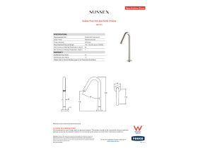 Specification Sheet - Sussex Pure Hob Spa Outlet Chrome