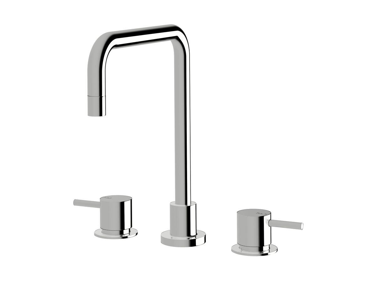 Sussex Scala Hob Sink Set Square Chrome (3 Star)