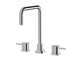 Sussex Scala Hob Sink Set Square Chrome (3 Star)