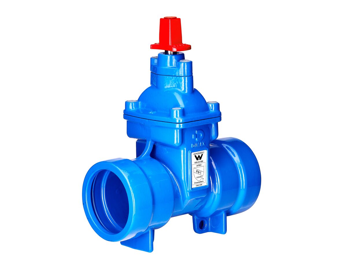 Dimax Resilient Seat Gate Valve (Socket x Socket) PN16 100mm Clockwise Close