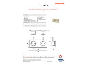 Specification Sheet - Sussex Scala Dual Mixer System PVD Brushed Platinum Gold Lead Free