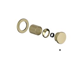 Supporting Image - Faucet Strommen Vara Disc Shower Mixer Tap Kit Brushed Admiralty Brass Lead Free