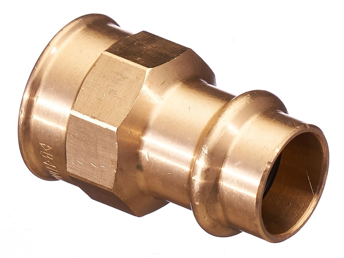 >B< Press Water Female Coupling 18mm x 1/2" BSP