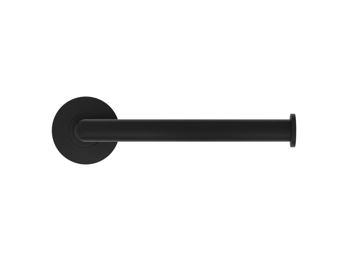 Supporting Image 2 - Mizu Drift Reversible Toilet Roll Holder Matte Black - Front