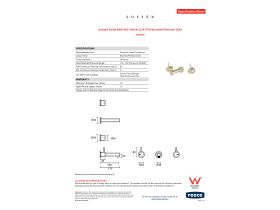 Specification Sheet - Sussex Scala Bath Set 160mm LUX PVD Brushed Platinum Gold