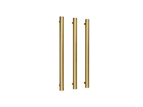 Hydrotherm Pure Vertical Triple Heated Towel Rail 900 x 38mm PVD Brushed Gold