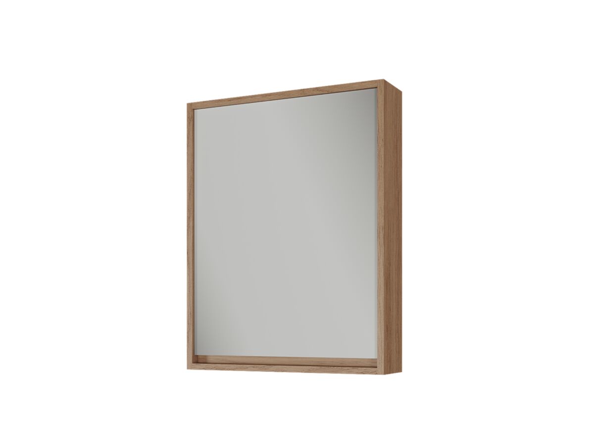 Supporting Image - Kado Aspect 600mm Mirror Cabinet One Door - Boston Oak Side