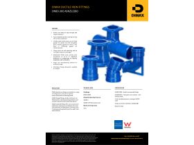 Specification Sheet - DIMAX Fittings