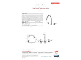 Specification Sheet - Sussex Scala Hob Spa Set Curved Chrome