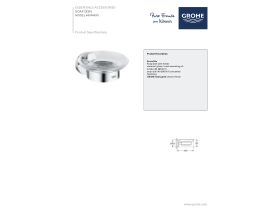Technical Guide - GROHE Essentials Accessories Soap Dish