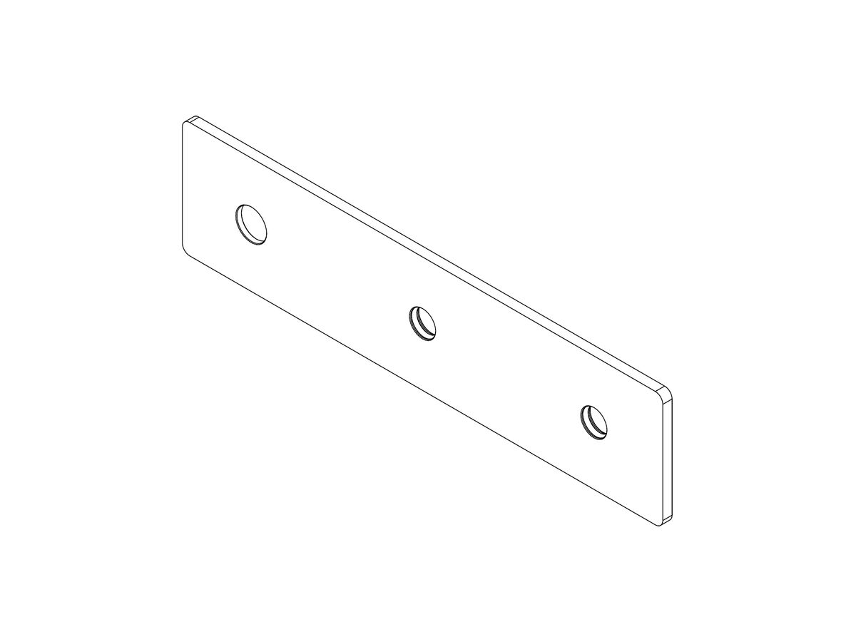 Hero - Milli Etch Wall Set Backplate Assembly Matte Black