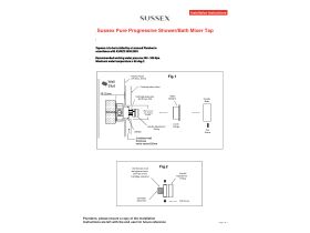 Installation Instructions - Sussex Pure Progressive Shower/Bath Mixer Tap