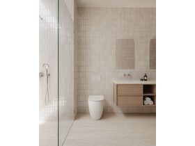 In Situ - Hideaway+ Round Button/Plate Inwall Metal Matte White