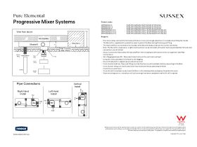 Installation Instructions - Sussex Pure Elemental Progressive Mixer Systems