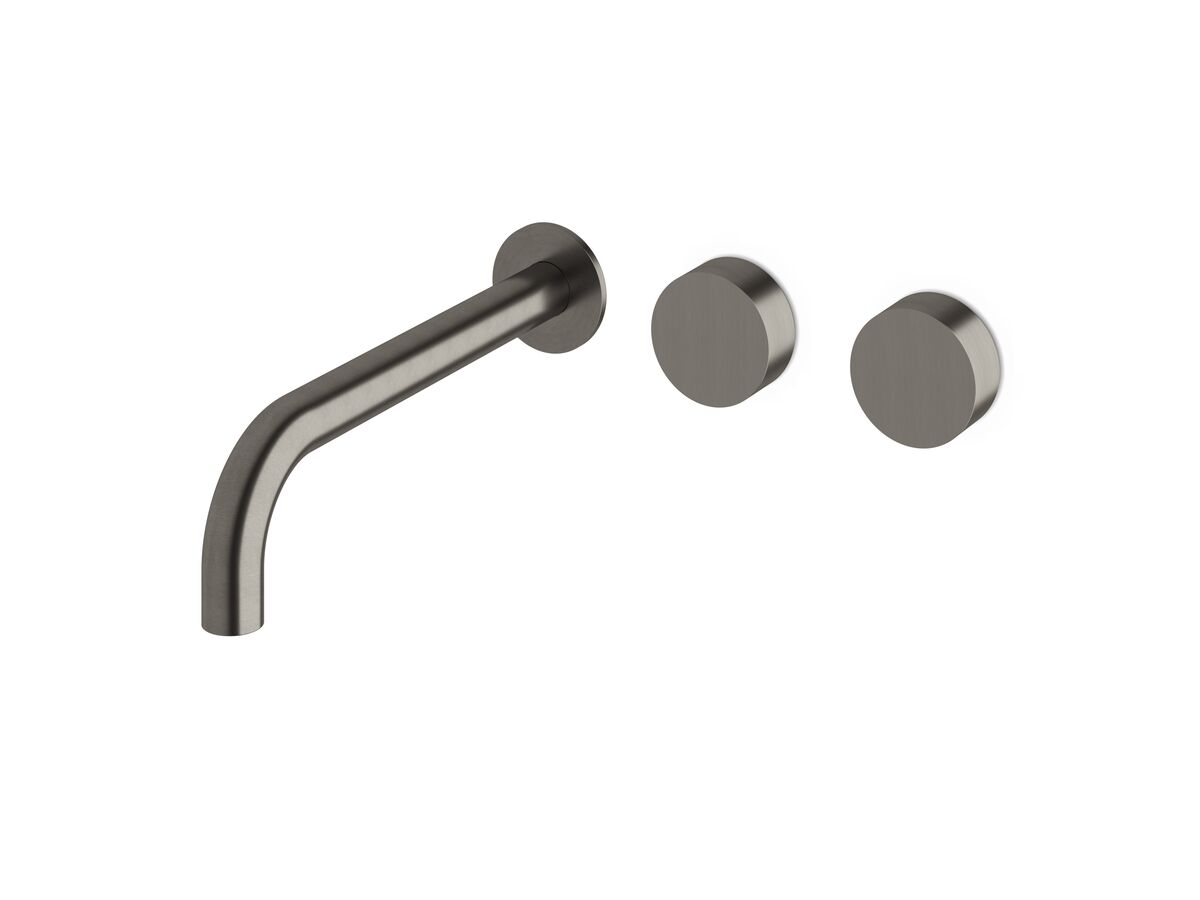 Sussex Pure Wall Bath/Basin Hostess System 250mm Right Hand PVD Brushed Gunmetal (3 Star)