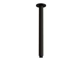 Sussex Pure Vertical Shower Arm 300mm Matte Black