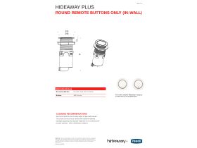 Technical Guide - Hideaway+ Round Remote Access Button Only (Inwall) ABS Chrome