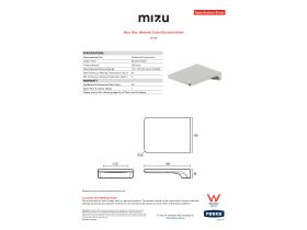 Specification Sheet - Mizu Bloc Waterfall Outlet Brushed Nickel