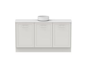 Hero - Kado Lux Ensuite All Door 1500mm Floor Mount Centre Basin 20mm Top