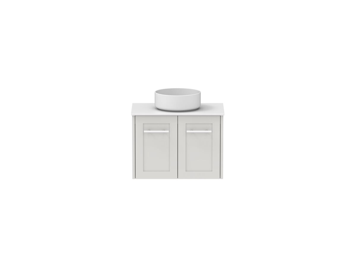 Hero - Kado Lux Ensuite All Door 600mm Wall Hung Centre Basin 12mm Durasein Top
