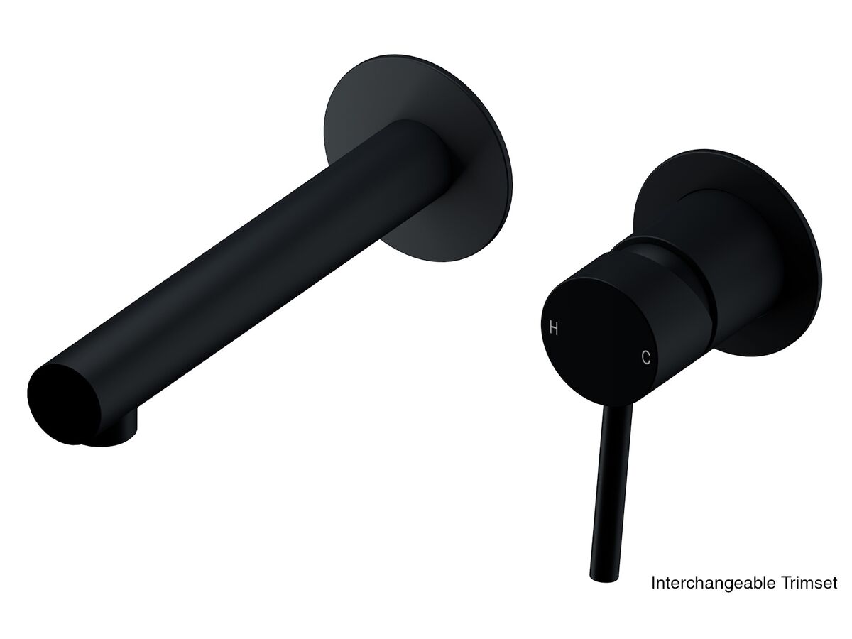 Mizu Drift MK2 Wall Mixer 2-Piece Kit Matte Black