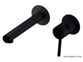 Mizu Drift MK2 Wall Mixer 2-Piece Kit Matte Black
