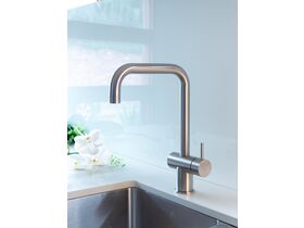 Scala Sink Mixer Tap Large Square Spout Right Hand 316 Stainless Steel (4 Star)